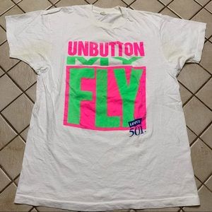 Vintage 80s Levi’s 501 Tee Shirt Size M
